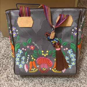 Consuela Diane Classic Embroidered Floral Tote
